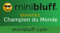 Josette joue au Minibluff